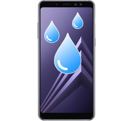 Υγρασία - βρεγμένο Galaxy A8 2018